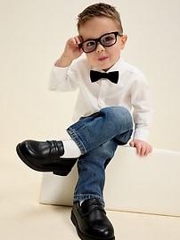 Image number 5 showing, Faux-Leather Loafers for Toddler Boys
