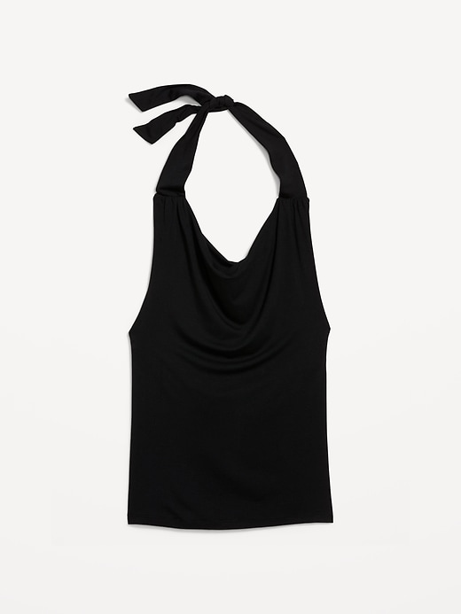 Image number 5 showing, Cowl-Neck Halter Top
