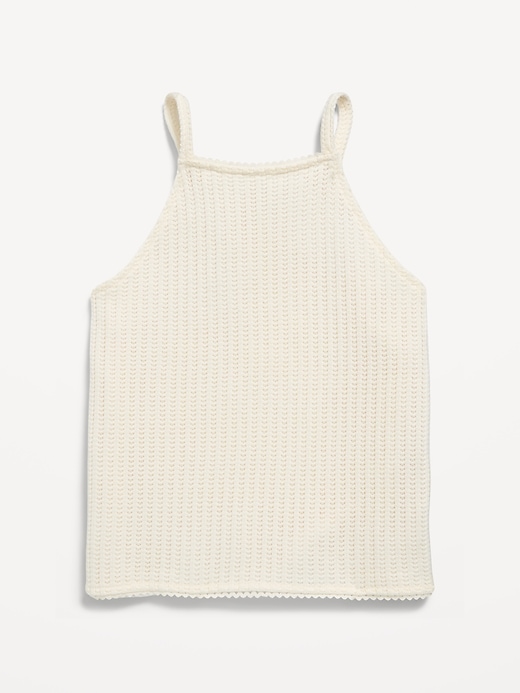 Image number 2 showing, Sleeveless Jacquard Knit Top for Girls