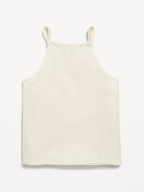 Image number 3 showing, Sleeveless Jacquard Knit Top for Girls