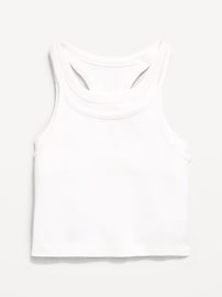 Image number 3 showing, 2-In-1 Ribbed Tank Top for Girls