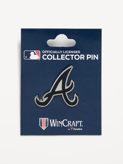 Image number 1 showing, WinCraft® Atlanta Braves Gold Collector Enamel Pin