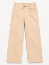 Image number 1 showing, School Uniform Baggy Wide-Leg Pull-On Pants for Girls
