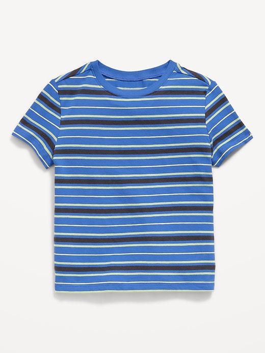 Image number 1 showing, Short-Sleeve Striped T-Shirt for Toddler Boys