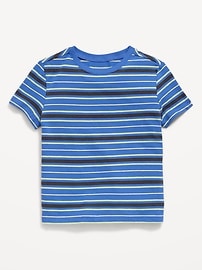 Image number 1 showing, Short-Sleeve Striped T-Shirt for Toddler Boys