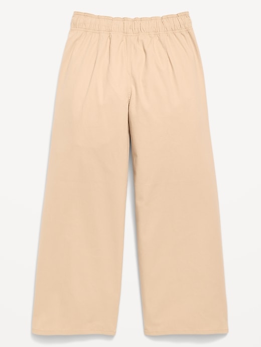 Image number 2 showing, School Uniform Baggy Wide-Leg Pull-On Pants for Girls