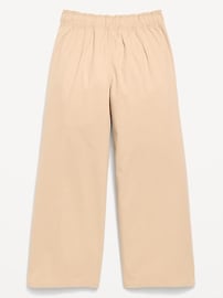 Image number 2 showing, School Uniform Baggy Wide-Leg Pull-On Pants for Girls