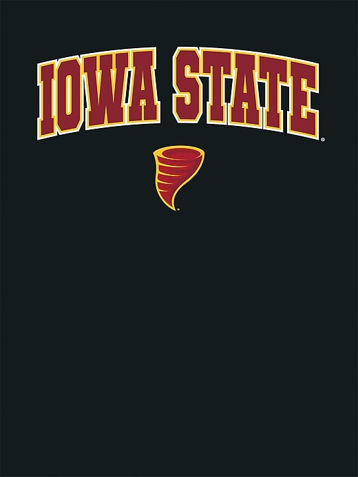 Image number 2 showing, Iowa State University Arch Logo Black Graphic T-Shirt for Women