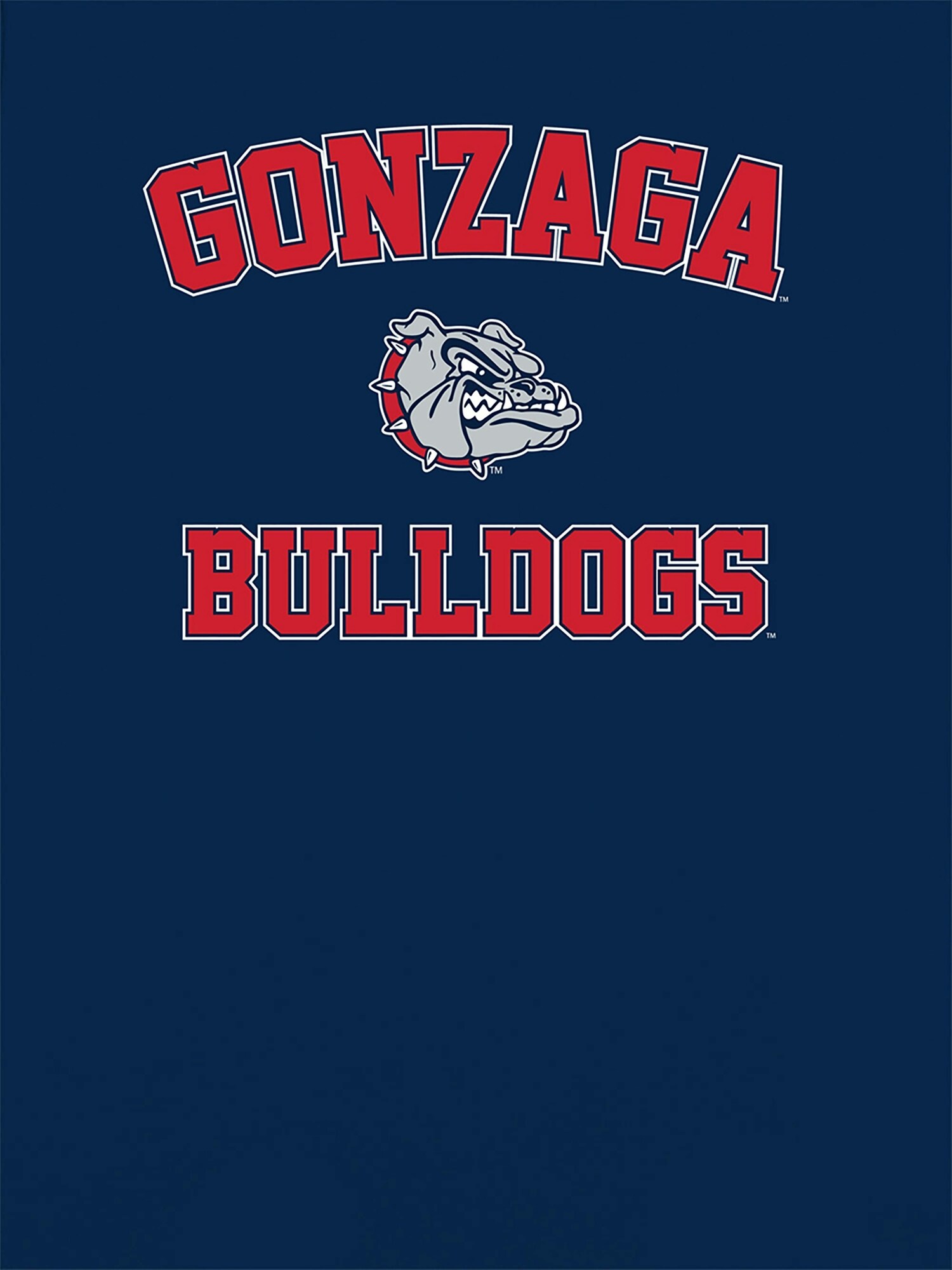 Женская футболка Old Navy Gonzaga University Campus Classic Graphic T-Shirt for Women, цвет: Тёмно-синий — фото 2