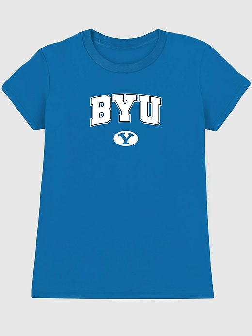 Image number 1 showing, Brigham Young University Arch Logo Graphic T-Shirt for Women