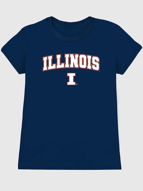 University of Illinois Arch Logo Graphic T-Shirt for Women