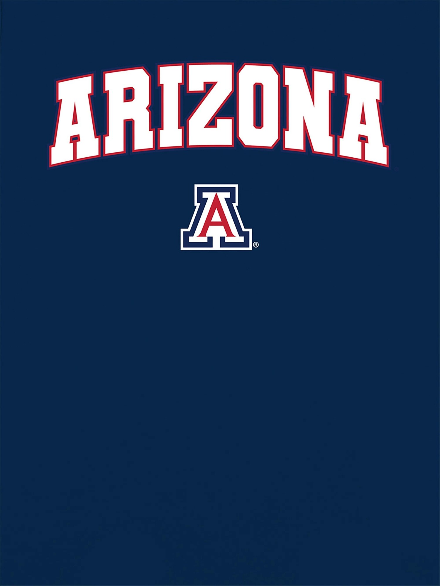 Женская футболка Old Navy University of Arizona Arch Logo Graphic T-Shirt for Women, цвет: Тёмно-синий — фото 2