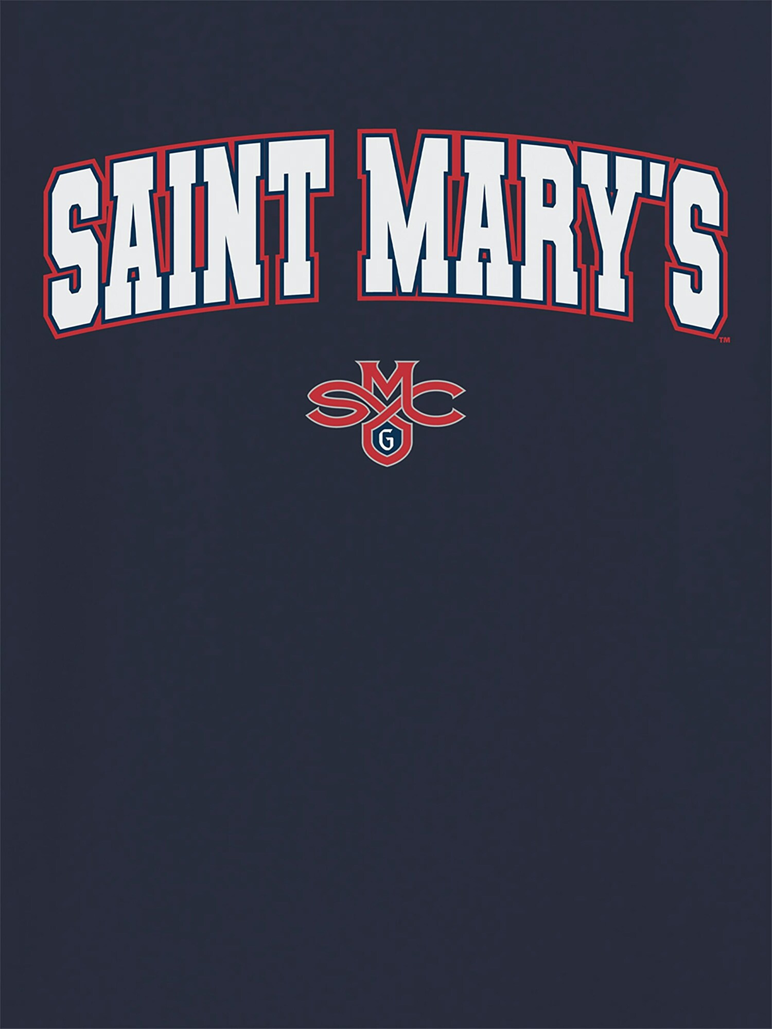 Мужская футболка Old Navy Saint Marys College of California Arch Logo Graphic T-Shirt for Men, цвет: Тёмно-синий — фото 2