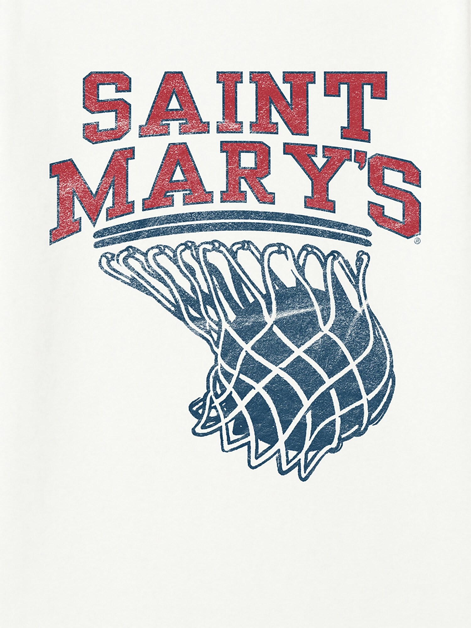 Мужская футболка Old Navy Saint Marys College of California Basketball Hoop Graphic T-Shirt for Men, цвет: Белый — фото 2