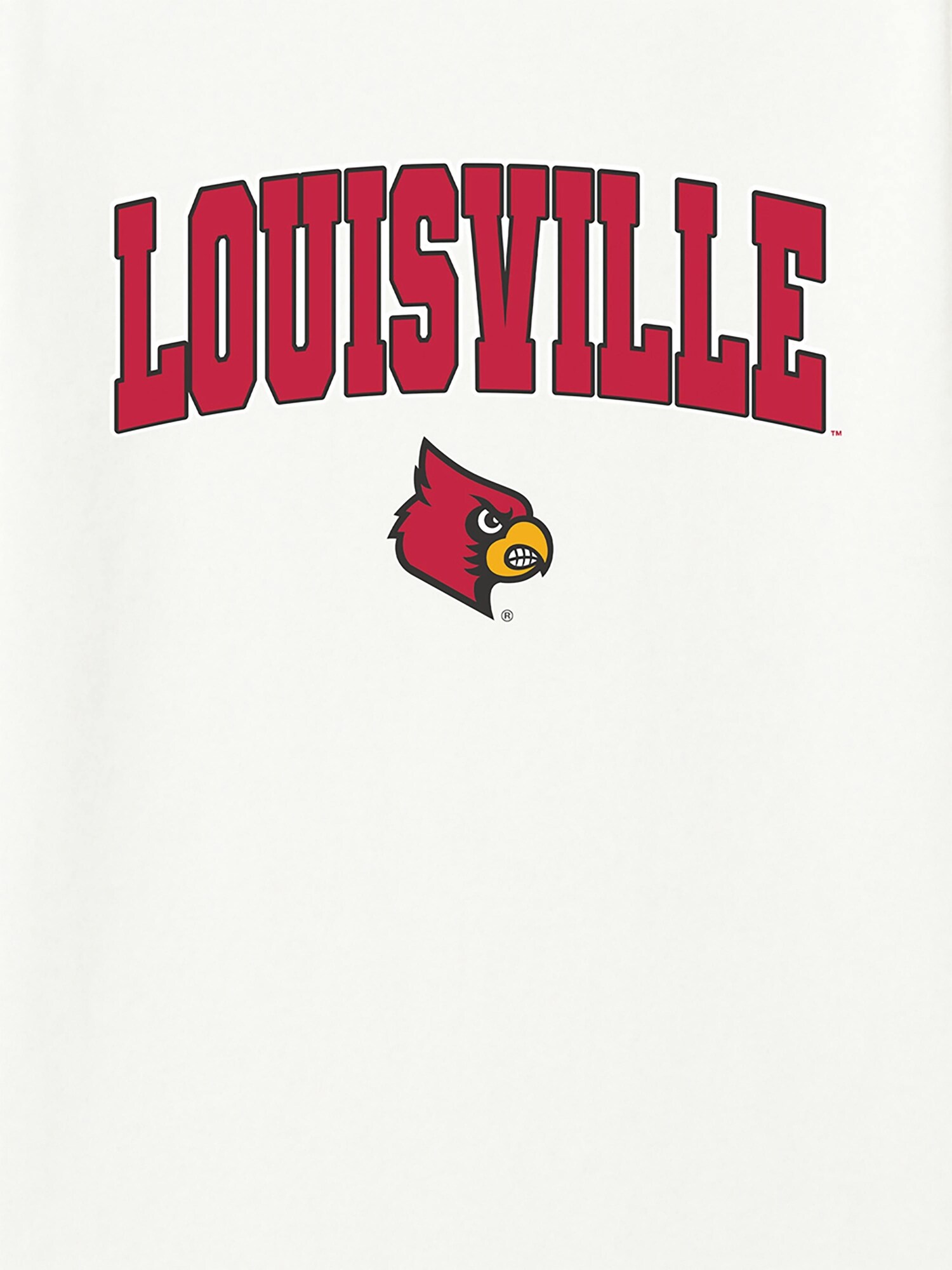 Мужская футболка Old Navy University of Louisville Arch Logo Graphic T-Shirt for Men, цвет: Белый — фото 2