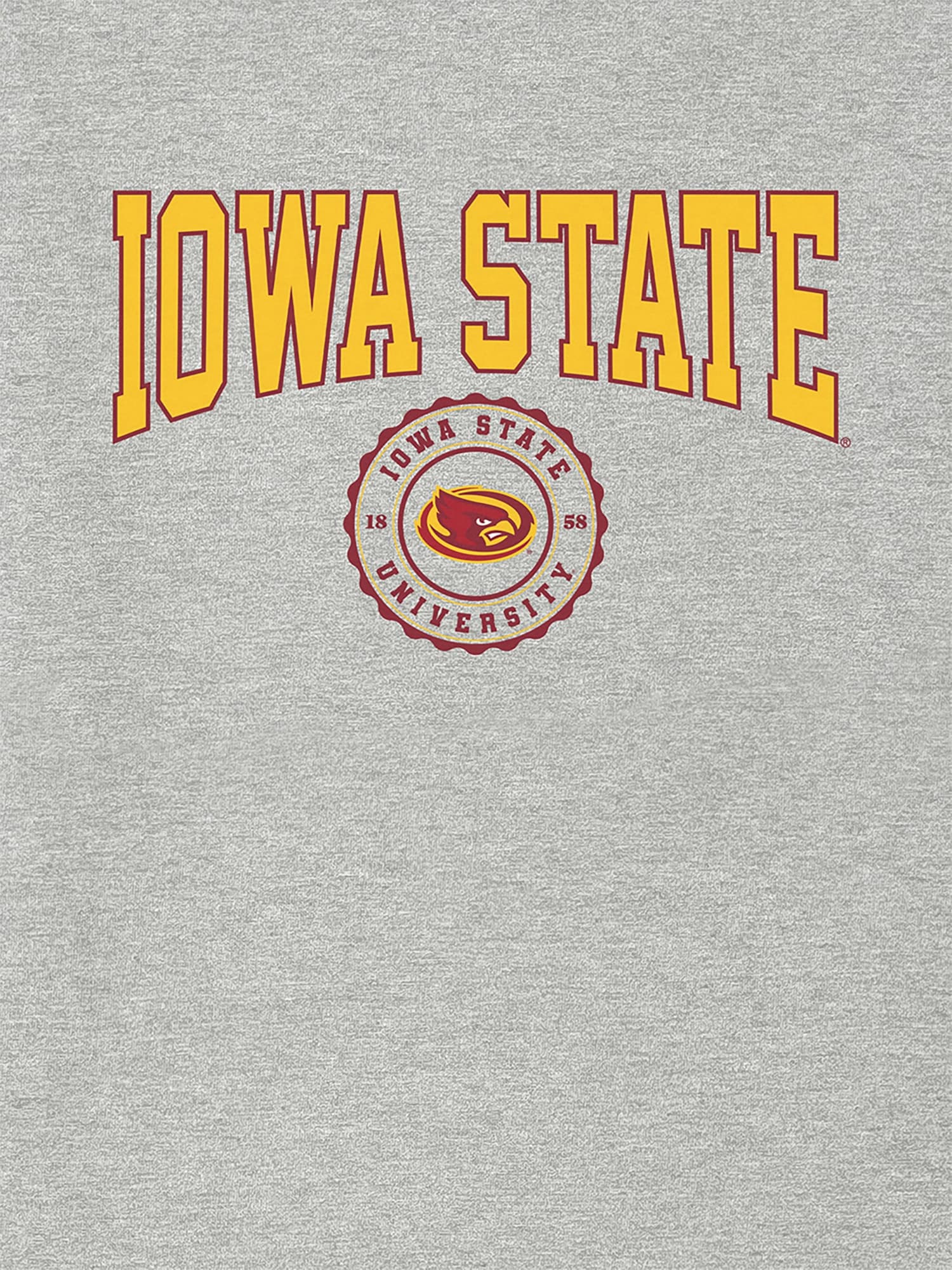 Iowa State University Collegiate Seal Graphic T-Shirt for Men