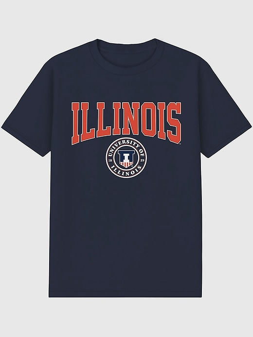 Image number 1 showing, University of Illinois Collegiate Seal Graphic T-Shirt for Men