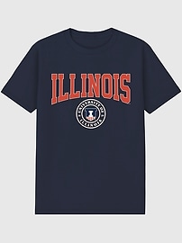 Image number 1 showing, University of Illinois Collegiate Seal Graphic T-Shirt for Men