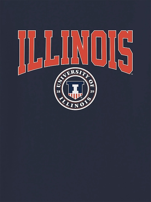 Image number 2 showing, University of Illinois Collegiate Seal Graphic T-Shirt for Men