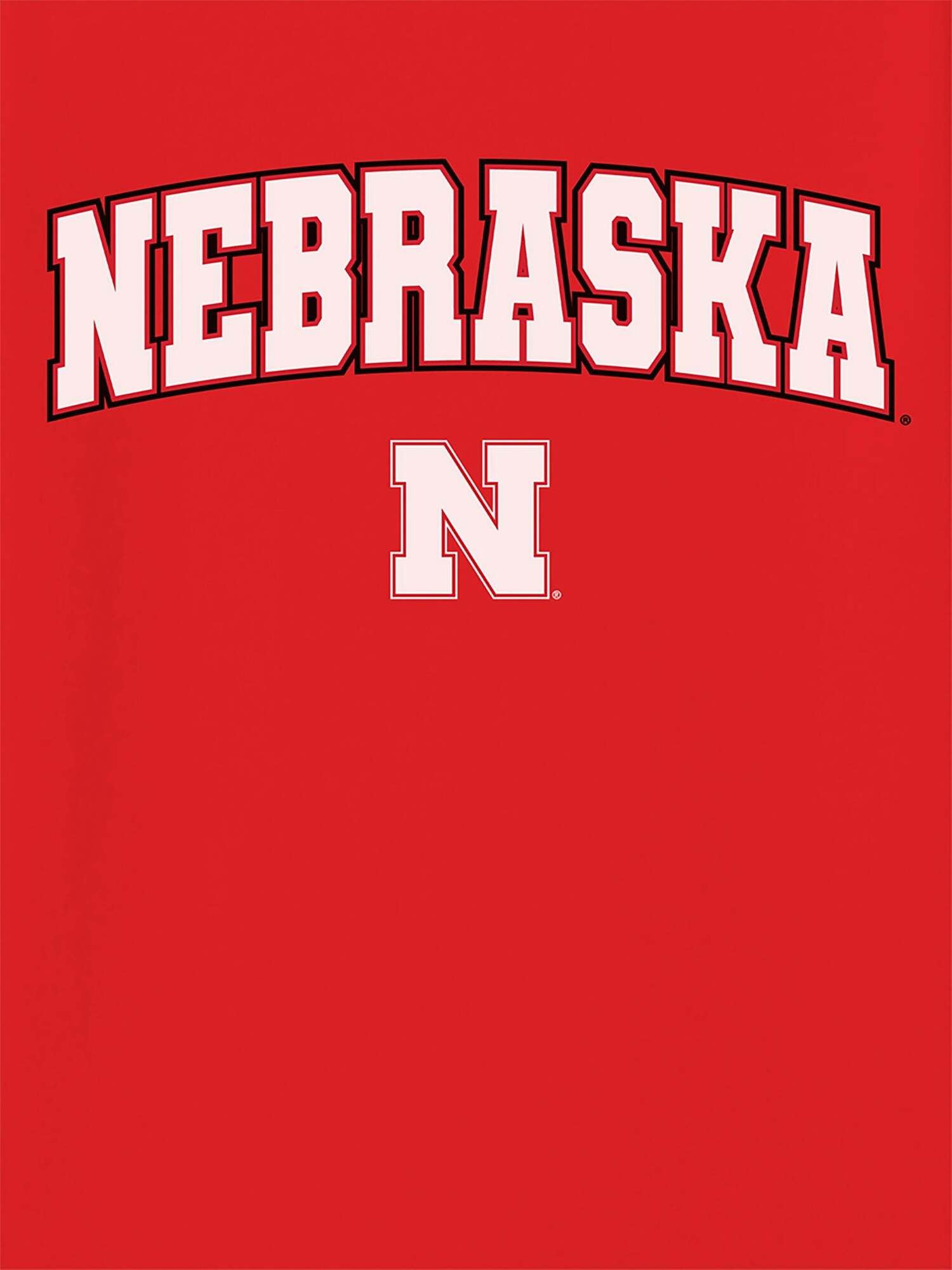 Мужская футболка Old Navy University of Nebraska Arch Logo Graphic T-Shirt for Men, цвет: Красный — фото 2