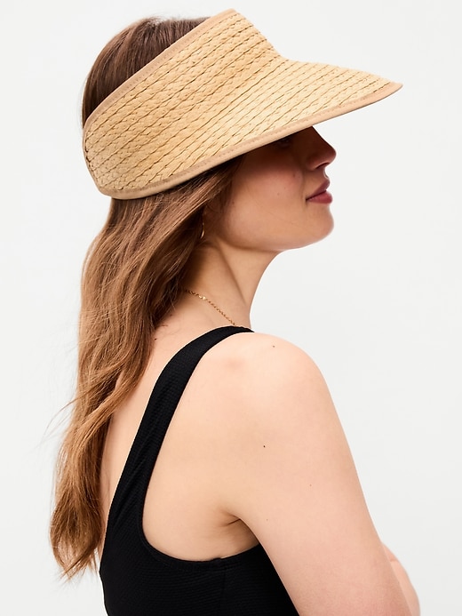 Straw Visor for Women from Old Navy - $11.49