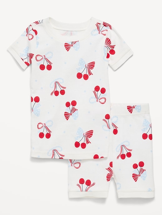 Image number 1 showing, Printed Snug-Fit Pajama Set for Toddler & Baby