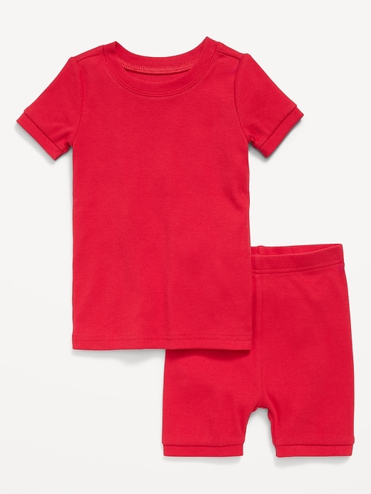 Image number 1 showing, Ribbed Snug-Fit Pajama Set for Toddler & Baby