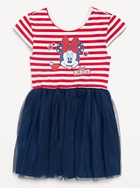 Image number 1 showing, Disney© Minnie Mouse Short-Sleeve Tutu Dress for Toddler Girls