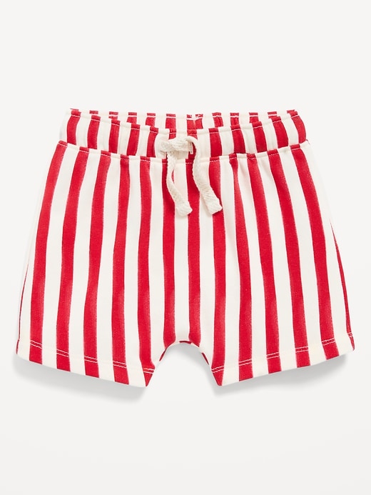 Image number 1 showing, French Terry Striped Unisex Shorts for Baby