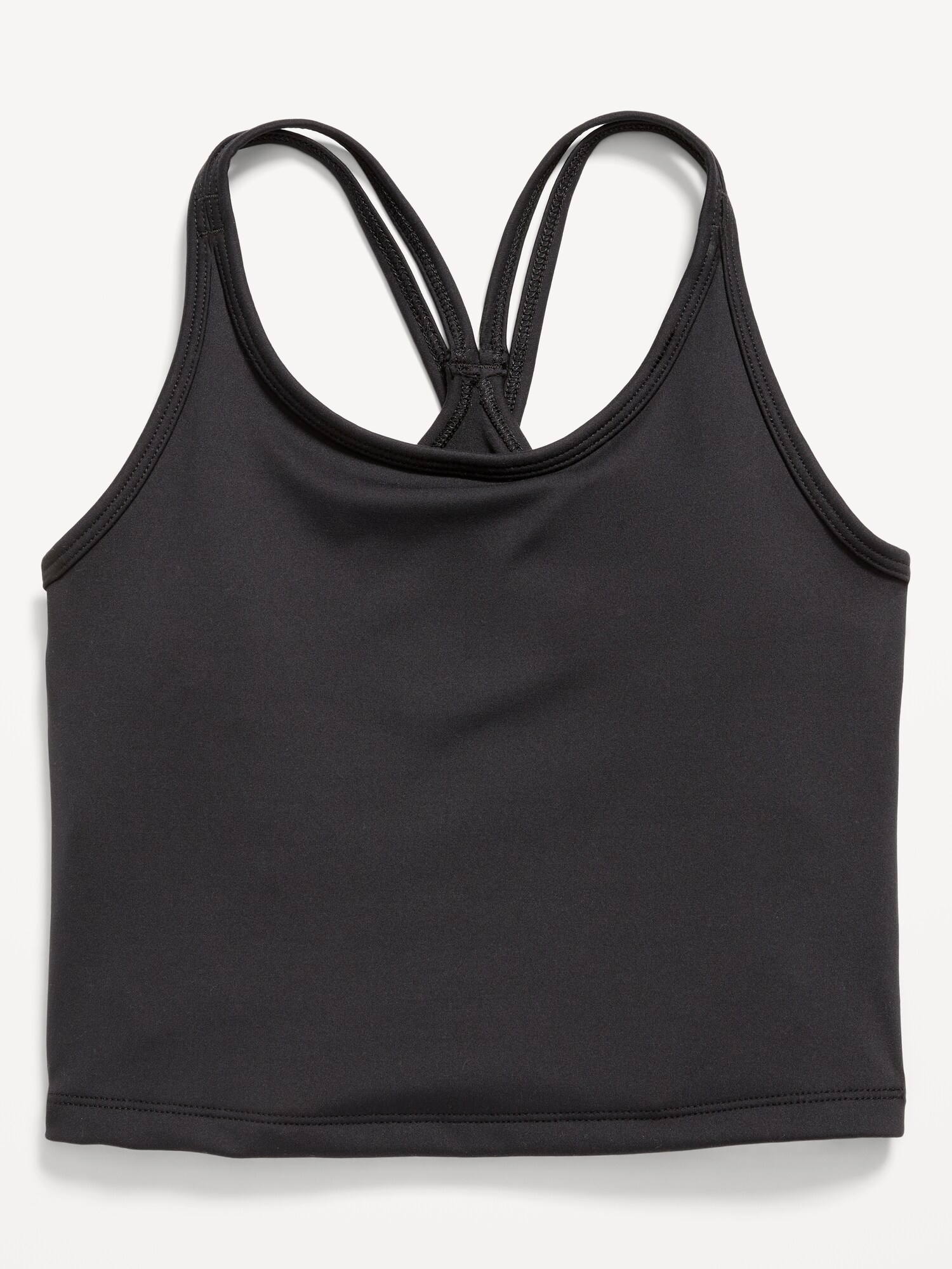 Топ Old Navy StudioSmooth Sleeveless Top для девочек, цвет: Чёрный — фото 3