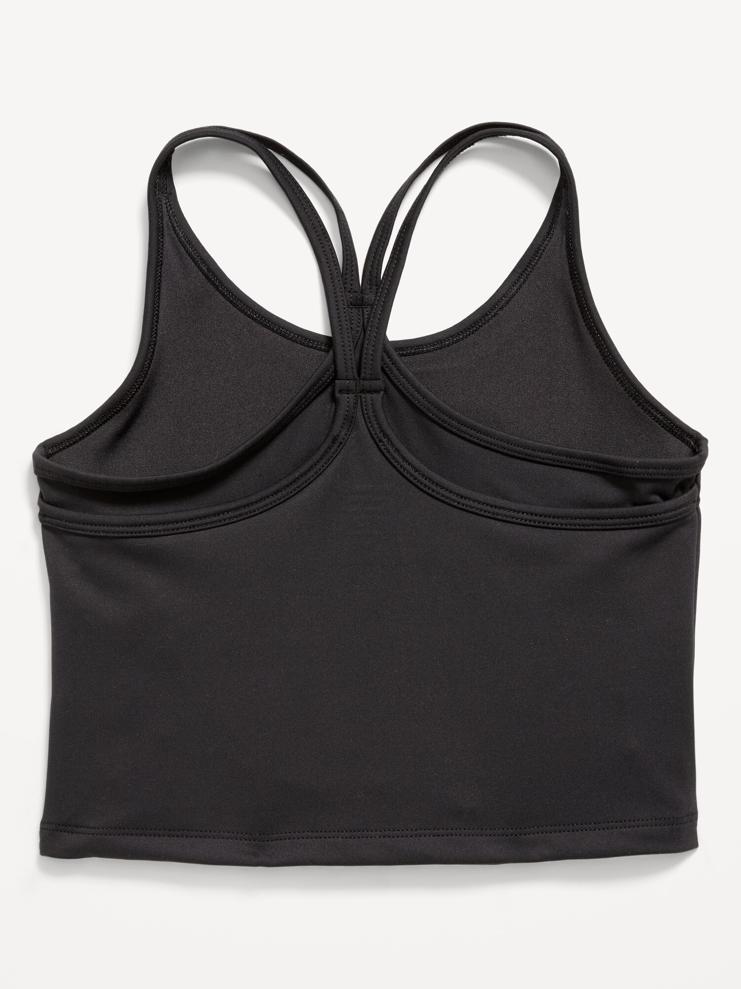 Топ Old Navy StudioSmooth Sleeveless Top для девочек, цвет: Чёрный — фото 4