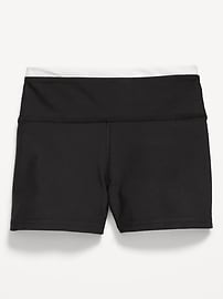 Image number 1 showing, PowerSoft High-Waisted Shorts for Girls