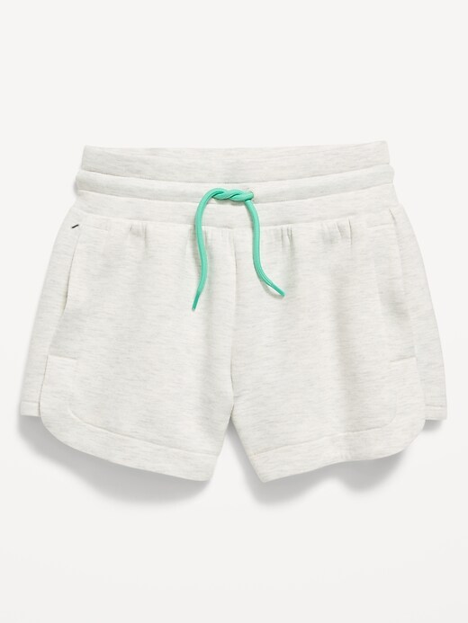 Image number 4 showing, Bounce Fleece High-Waisted Shorts for Girls