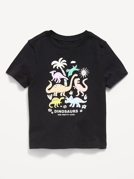 Image number 1 showing, Short-Sleeve Graphic T-Shirt for Toddler Girls