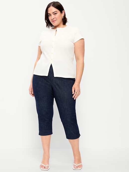 Image number 8 showing, High-Waisted Pixie Capri Pants