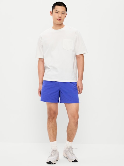 Solid Jogger Shorts -- 5-inch inseam