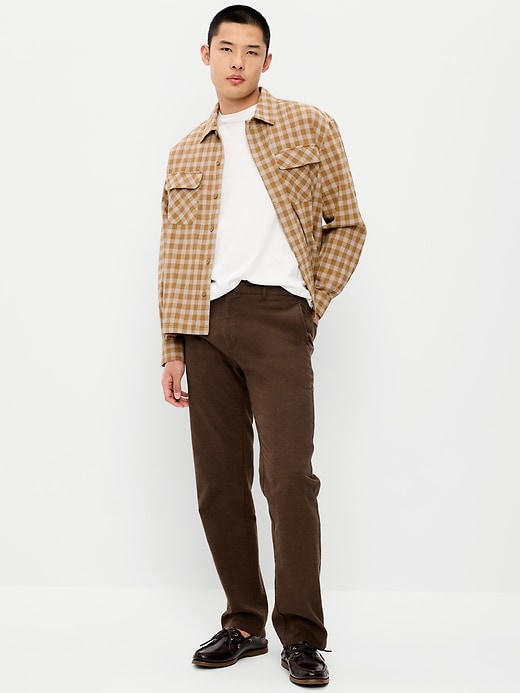 Image number 1 showing, 90's Straight-Fit Linen-Blend Dress Pants