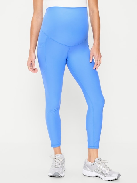 Maternity Full-Panel PowerSoft 7/8 Leggings