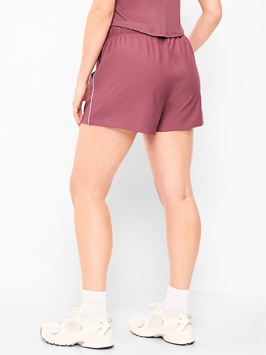 Image number 6 showing, High-Waisted PowerSoft Shorts -- 3.5-inch inseam