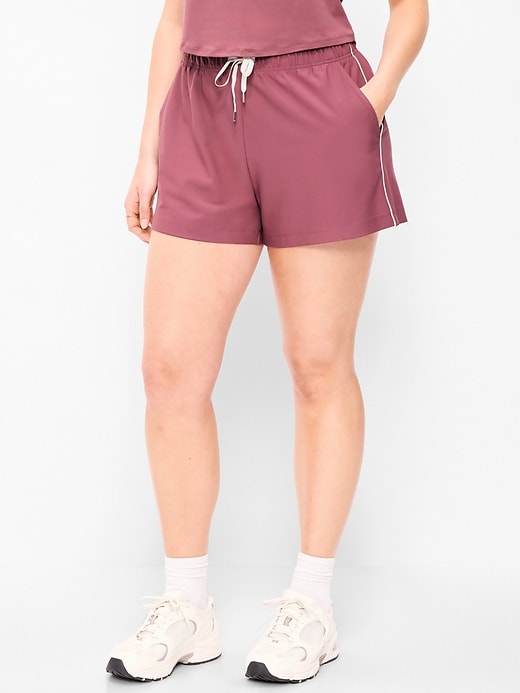 Image number 5 showing, High-Waisted PowerSoft Shorts -- 3.5-inch inseam