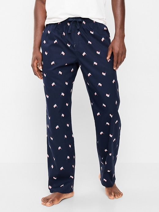 Image number 1 showing, Poplin Pajama Pant