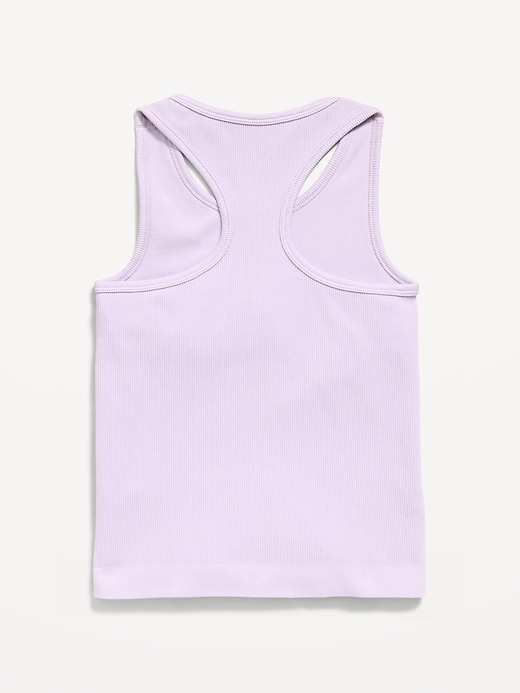 Image number 4 showing, Fitted Seamless Ribbed Racerback Performance Top for Girls