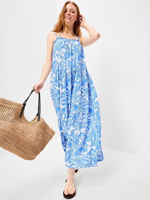 Image number 3 showing, Airy Smocked Maxi Dress
