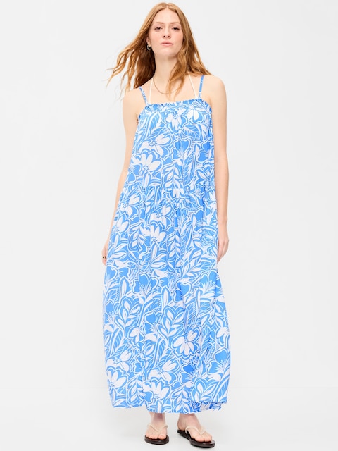 Airy Smocked Maxi Dress