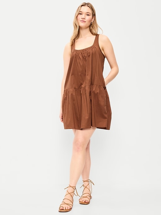 Image number 6 showing, Drop-Waist Swing Mini Dress