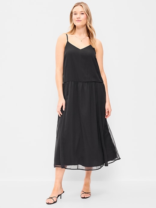 Image number 6 showing, Chiffon Drop-Waist Maxi Dress