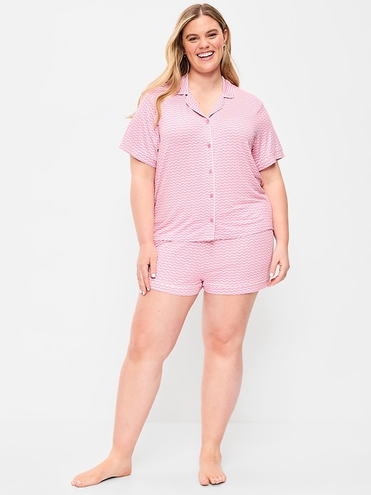 Image number 7 showing, Sunday Sleep Knit Jersey Short Set