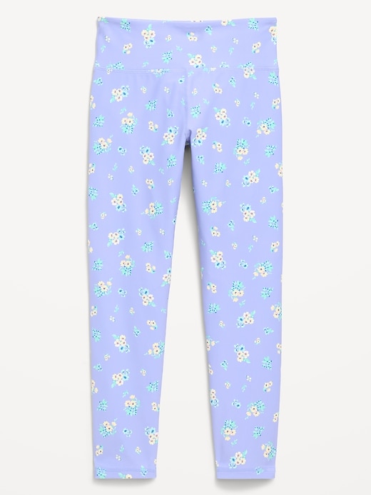 Image number 5 showing, High-Waisted PowerSoft 7/8 Leggings for Girls