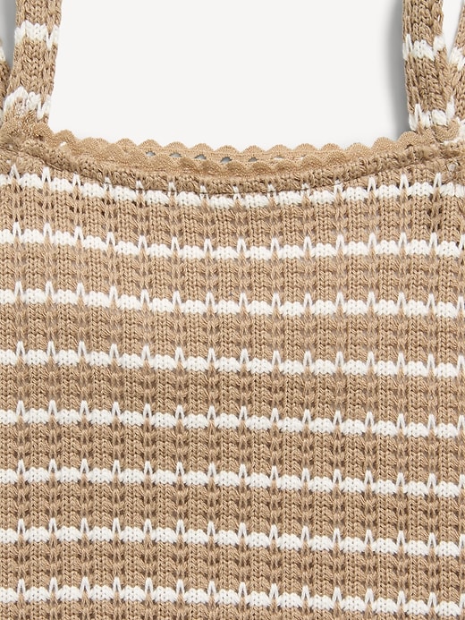 Image number 4 showing, Sleeveless Jacquard Knit Top for Girls
