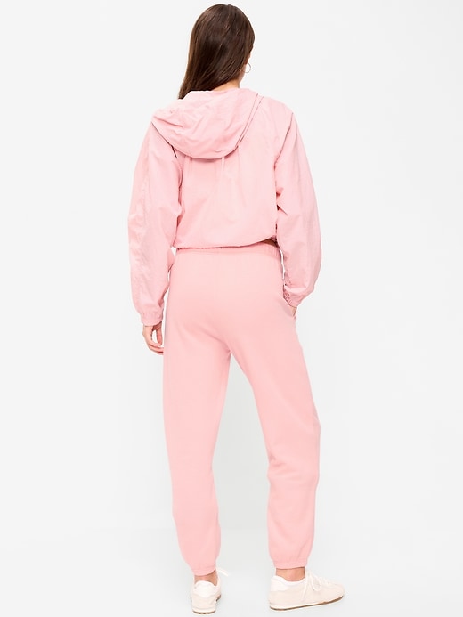 Image number 2 showing, High-Waisted Cinched-Ankle Sweatpants
